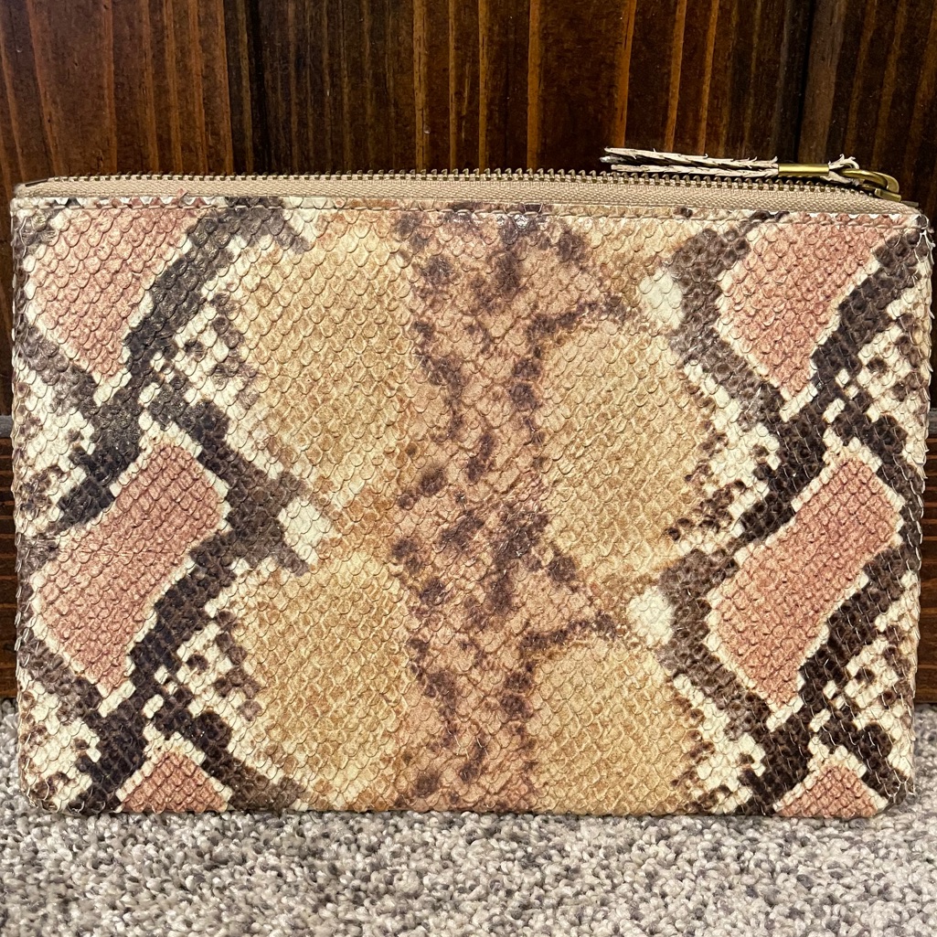 Madewell Python Pouch Wallet